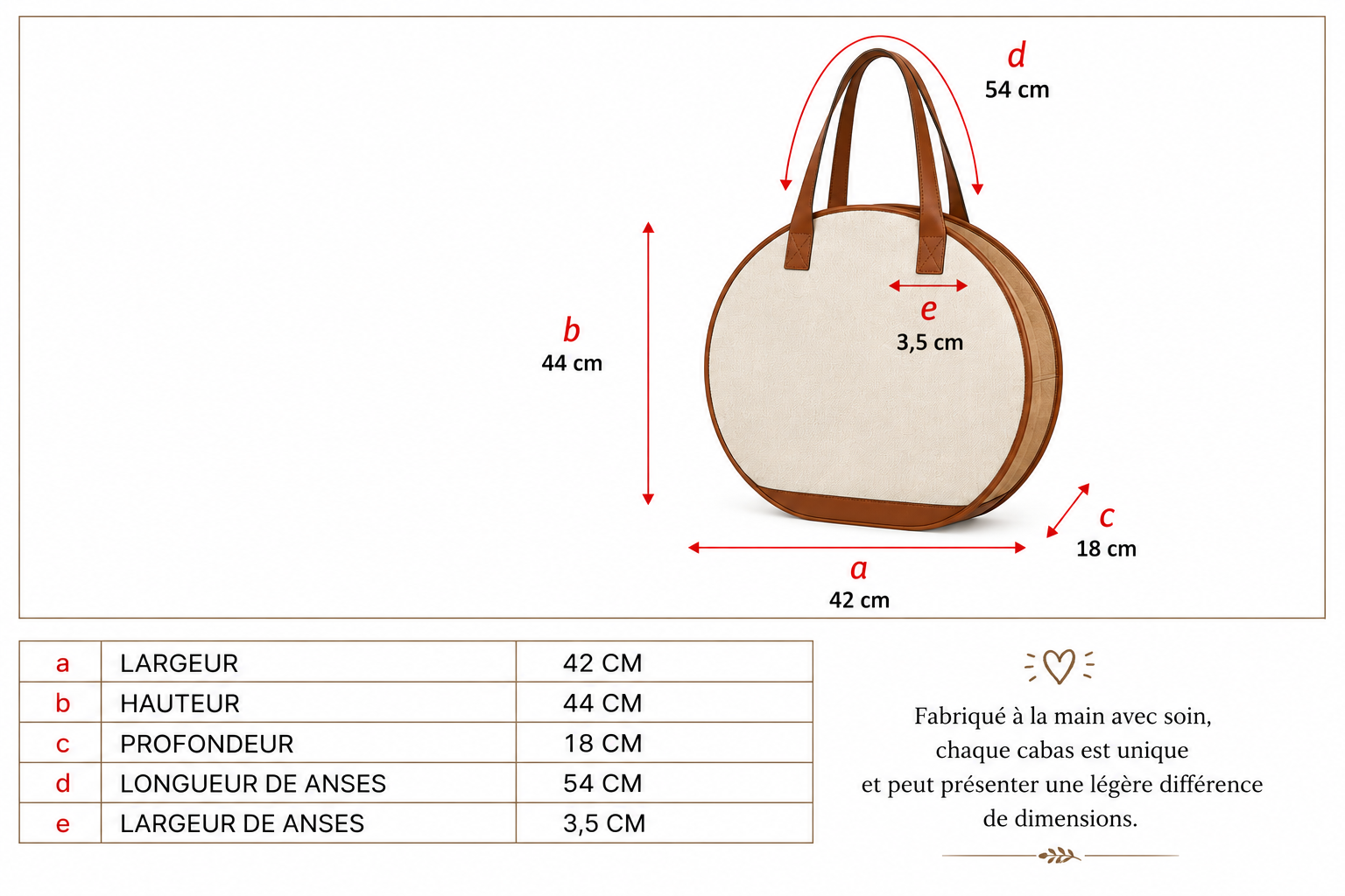 Cabas Rond Grand format